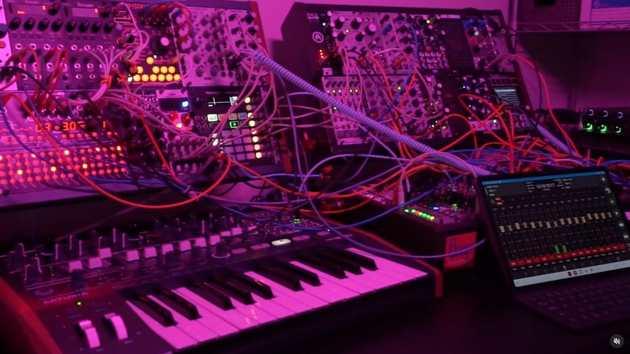 Modular synth setup